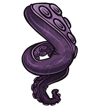 Tentacle Sticker/Keychain