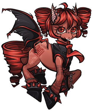 Teto Pony Sticker/Keychain Teto Pony Sticker/Keychain