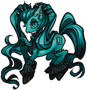 Miku Pony Sticker/Keychain