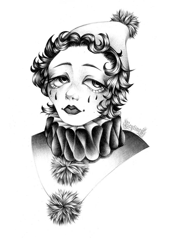 Ballpoint Pen Clown